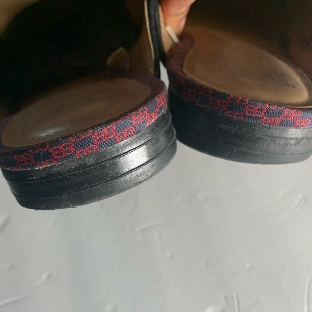 A New Day checkered vegan Mule slides flat shoes with bow. 7.5 - Picture 5 of 9
